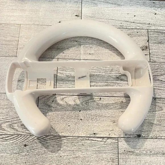 Nintendo Wii Racing Wheel White Unbranded - Picture 3 of 4